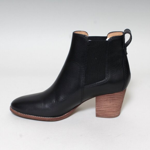 Madewell Black Leather Ankle Booties - Picture 5 of 10